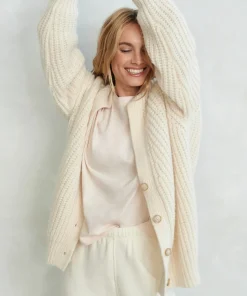 Outlet Alpaca Cocoon Cardigan Women Cardigans