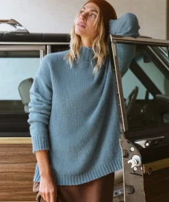 Discount Alpaca Mockneck Pullover Women Extended Sizes