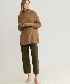 Clearance Alpaca Mockneck Pullover Women Extended Sizes