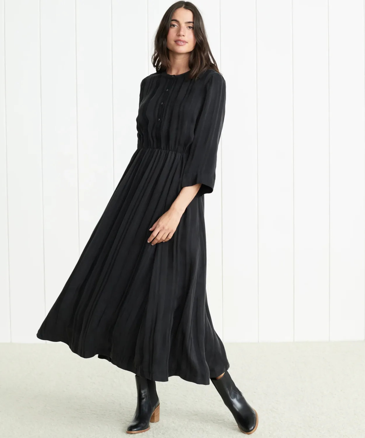 Hot Avery Shirt Dress Women Long Sleeve Dresses