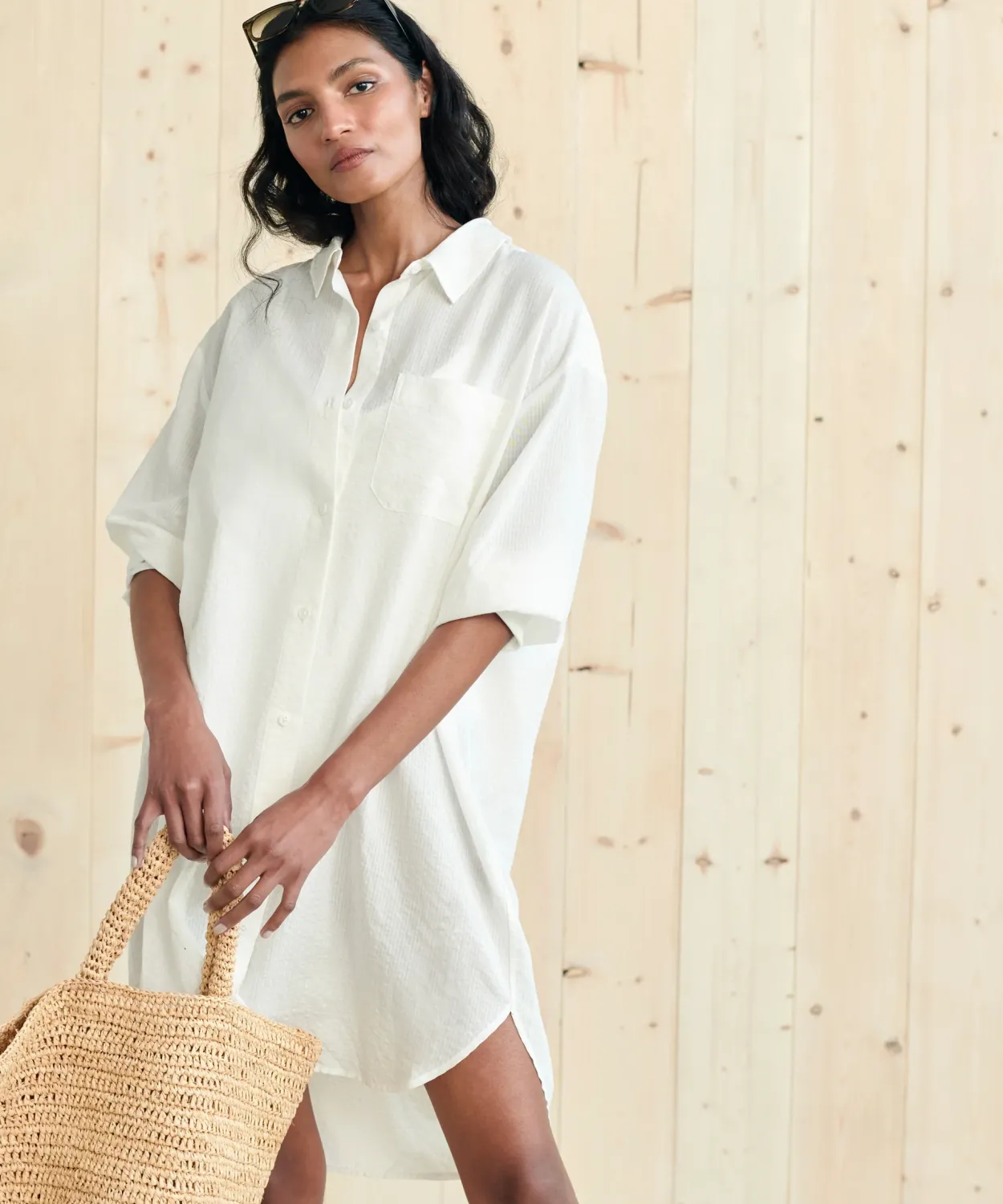 Fashion Beach Shirt Women Swim & Beach