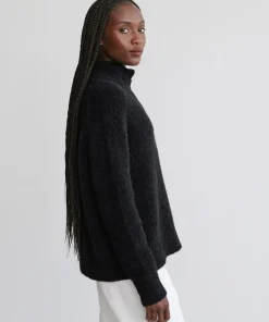 Discount Boucle Button Pullover Women Pullovers