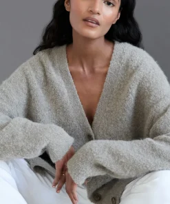 Clearance Boucle Cocoon Cardigan Women Extended Sizes