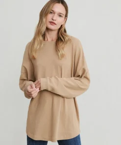 Discount Boyfriend Long-Sleeve Tee Women Tees & Tanks