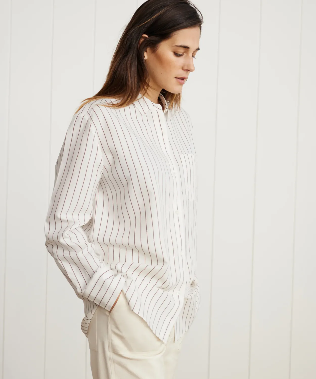 Sale Boyfriend Shirt Women Button-Ups