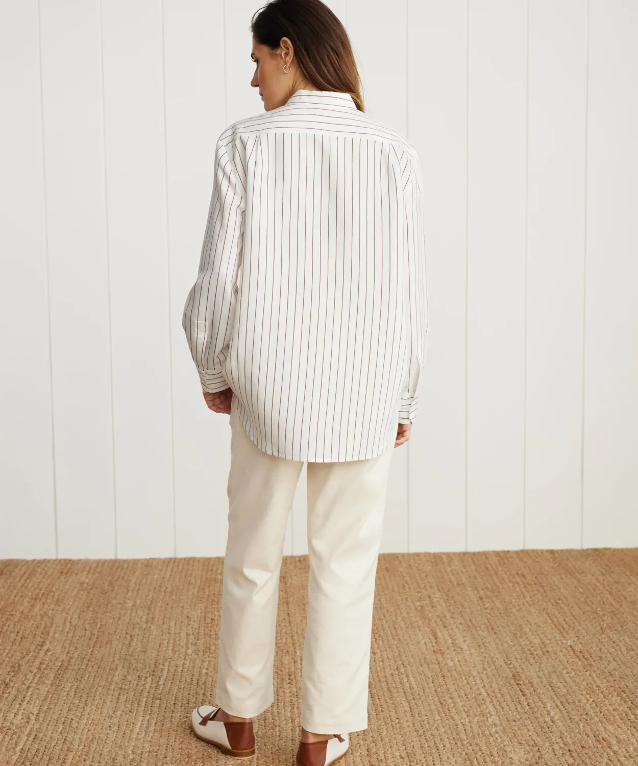 Sale Boyfriend Shirt Women Button-Ups