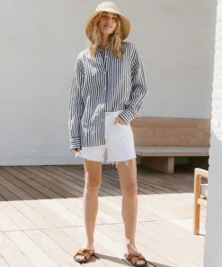 New Boyfriend Shirt Women Button-Ups