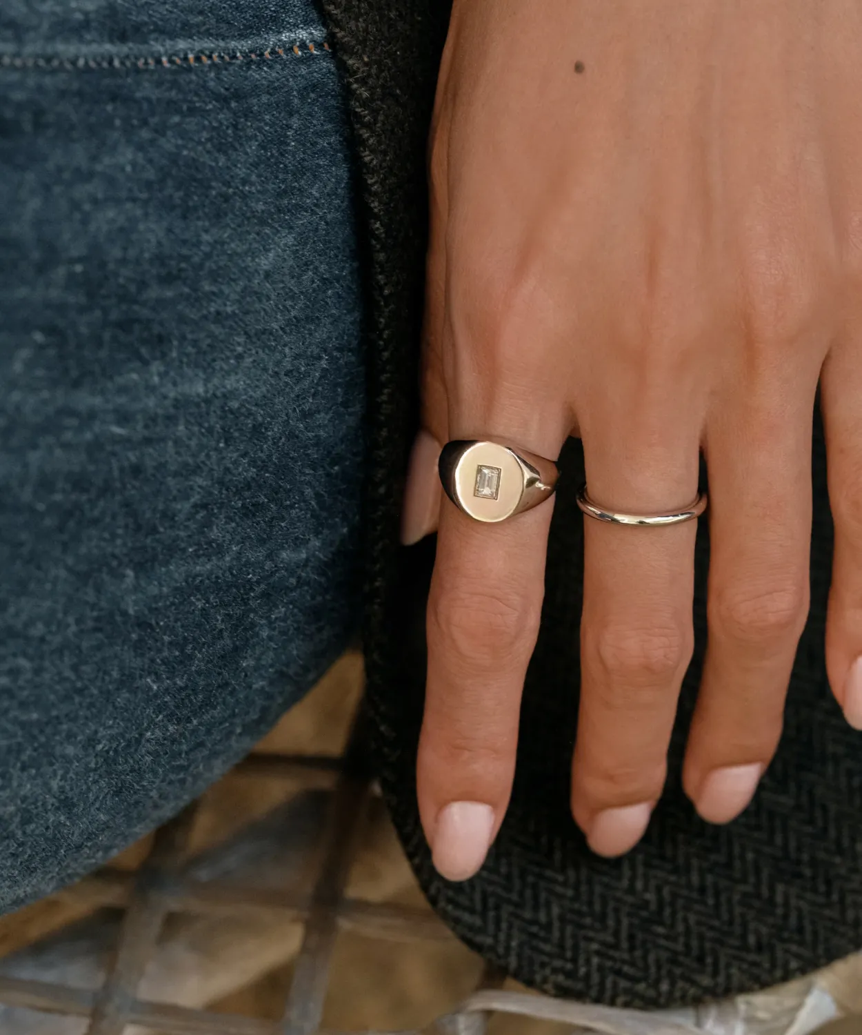 Hot Brook Gold Band Women Jewelry