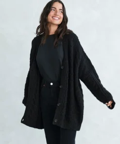 Discount Cable Cocoon Cardigan Women Cardigans