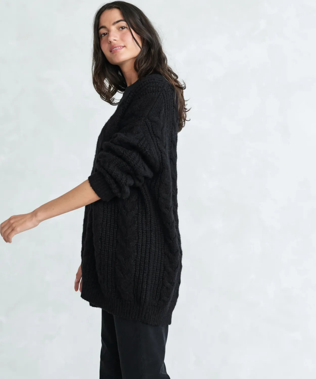 Discount Cable Cocoon Cardigan Women Cardigans