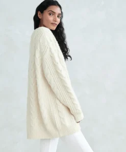 Sale Cable Cocoon Cardigan Women Cardigans