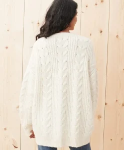 Sale Cable Cocoon Cardigan Women Cardigans