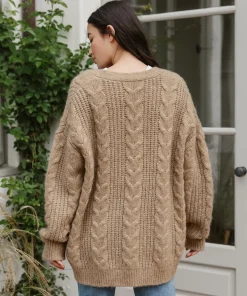 Discount Cable Cocoon Cardigan Women Cardigans