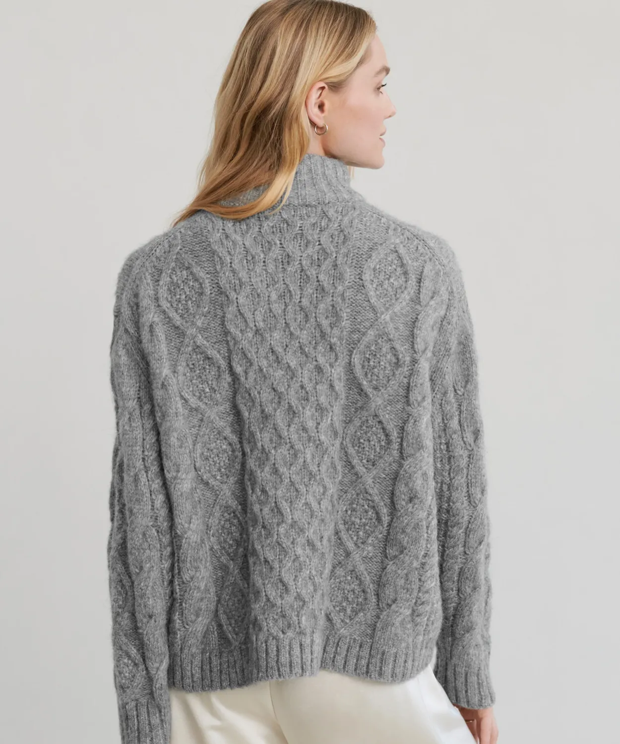 New Cable Half Zip Women Half-Zips