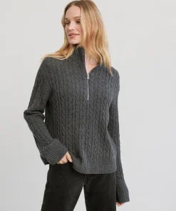 Clearance Cable Nell Half Zip Women Half-Zips