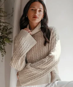Hot Cable Nell Turtleneck Women Turtlenecks