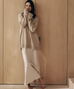 Discount Cashmere Amelia Crewneck Women Pullovers