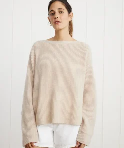 Sale Cashmere Boatneck Sweater Women Pullovers