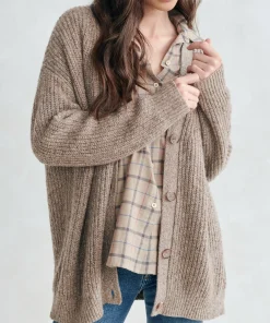Online Cashmere Cocoon Cardigan Women Extended Sizes