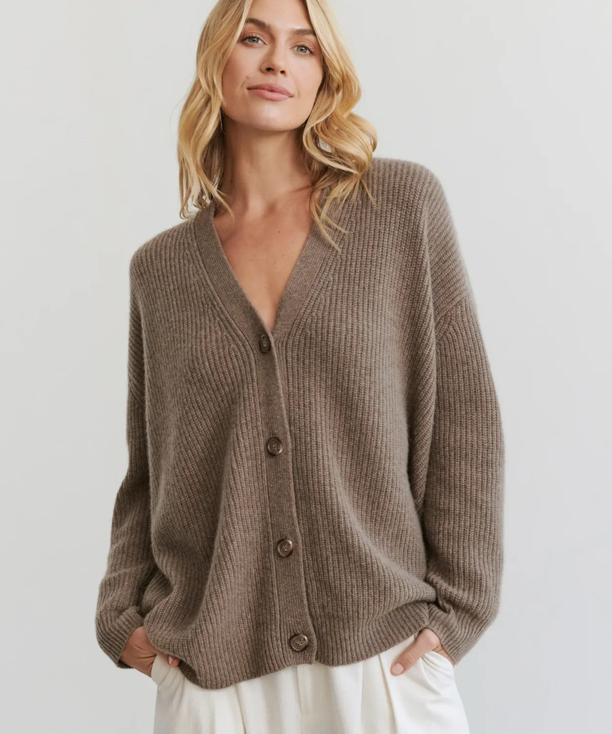Clearance Cashmere Cocoon Cardigan Women Extended Sizes