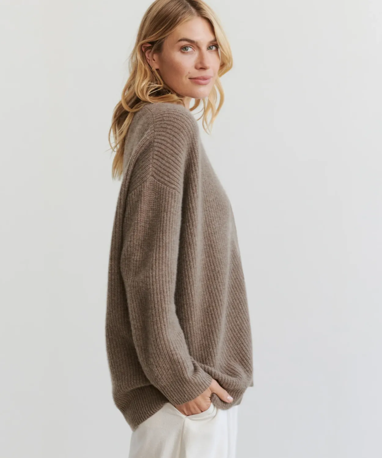 Clearance Cashmere Cocoon Cardigan Women Extended Sizes