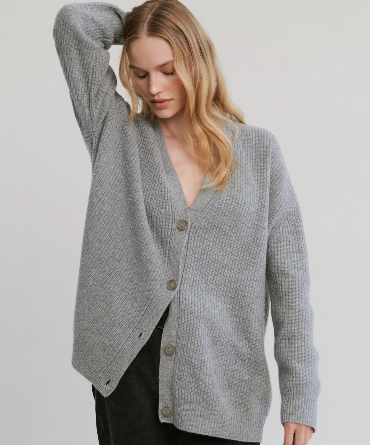 Outlet Cashmere Cocoon Cardigan Women Extended Sizes