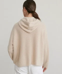 Sale Cashmere Fisherman Hoodie Women Hoodies