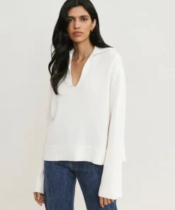 Clearance Cashmere Frances Polo Women Pullovers