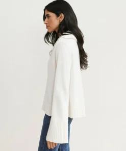 Clearance Cashmere Frances Polo Women Pullovers