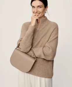 Hot Cashmere Half Zip Women Half-Zips