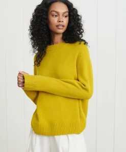 Outlet Cashmere Oversized Crewneck Women Pullovers
