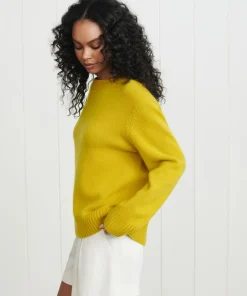 Outlet Cashmere Oversized Crewneck Women Pullovers