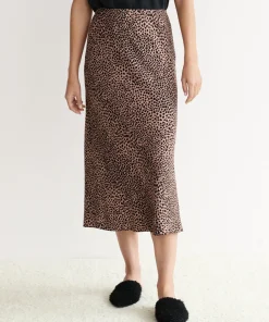 Clearance Cheetah Slip Skirt Women Skirts