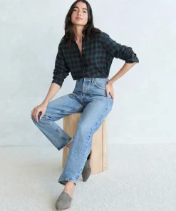 Fashion Classic Flannel Women Button-Ups