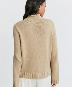 New Classic Mockneck Pullover Women Pullovers