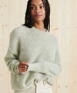 Online Cocoon Crewneck Women Pullovers