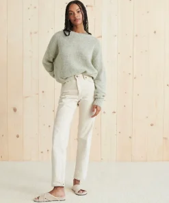 Online Cocoon Crewneck Women Pullovers