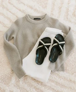 Clearance Cotton Crossover Sandal Women Sandals