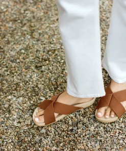 Online Cotton Crossover Sandal Women Sandals
