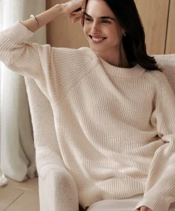 Online Cotton Fisherman Sweater Women Extended Sizes