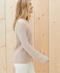 Outlet Cotton Fisherman Sweater Women Extended Sizes