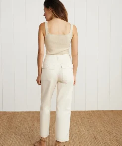 Clearance Cotton Linen Ranger Trouser Women Trousers