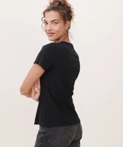 Best Cotton Slim Tee Women Tees & Tanks