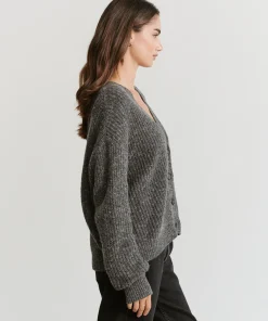 Outlet Cropped Cashmere Cocoon Cardigan Women Cardigans