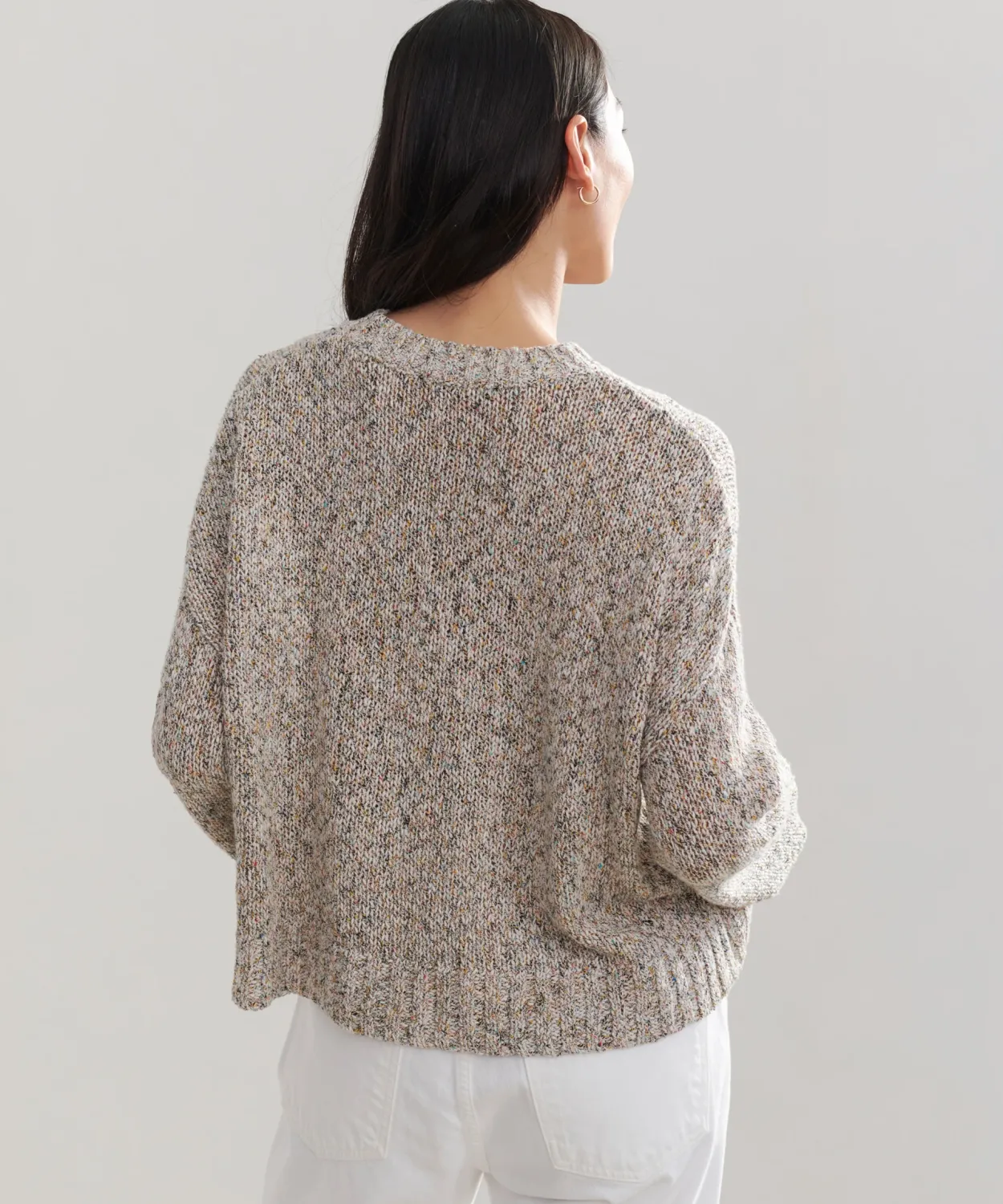 New Cropped Cocoon Crewneck Women Extended Sizes