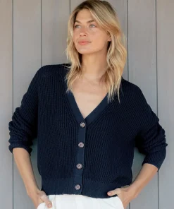 Clearance Cropped Cotton Cocoon Cardigan Women Cardigans