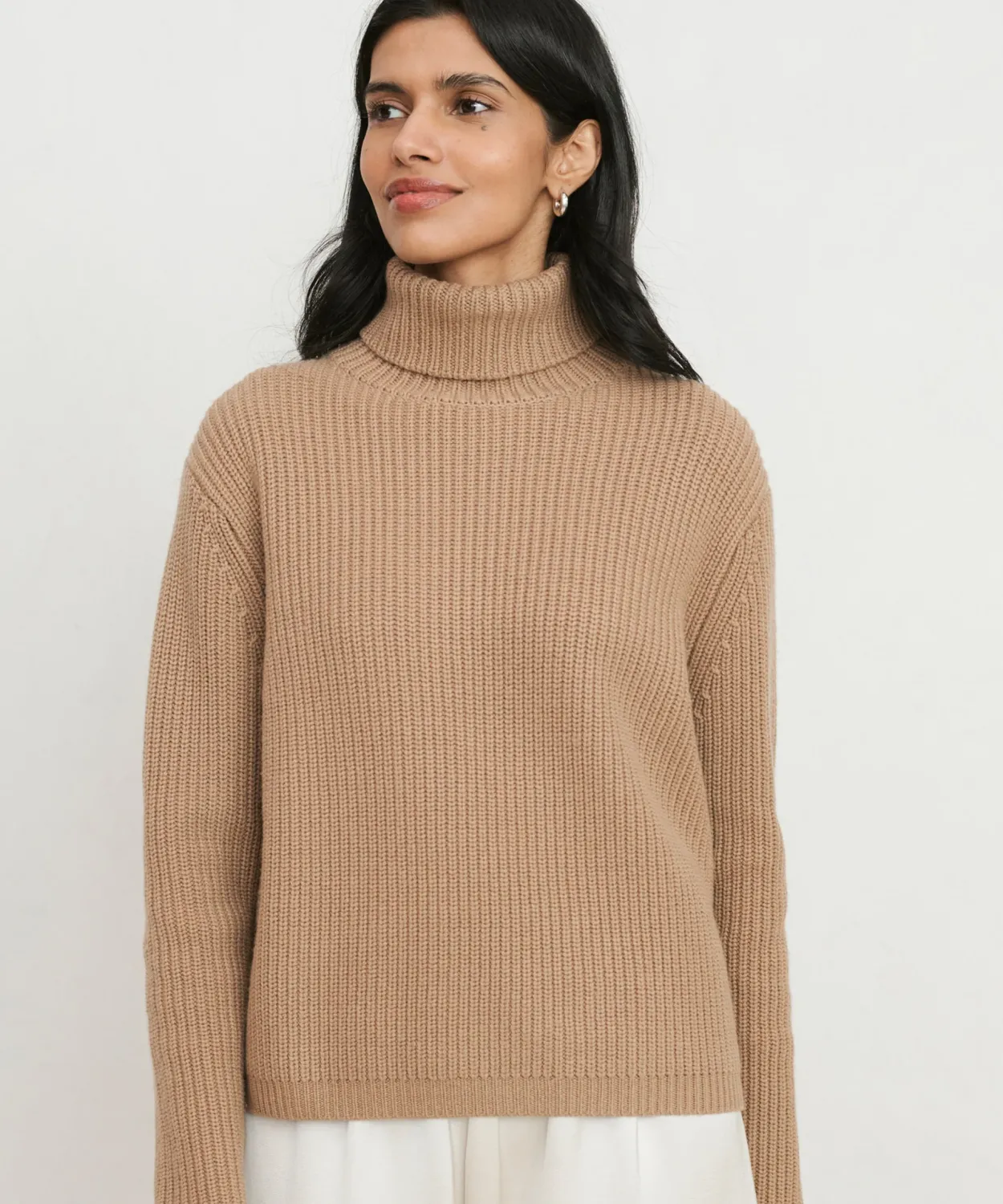 Fashion Cropped Turtleneck Women Turtlenecks