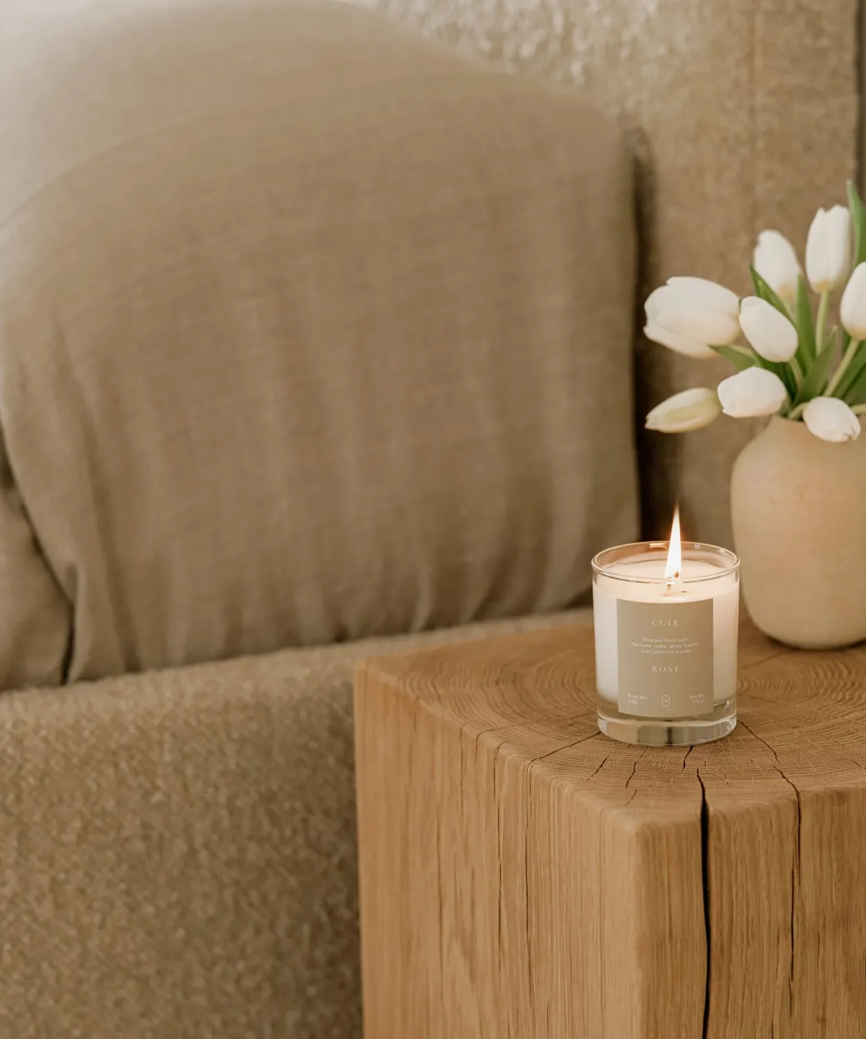 Sale Cuir Rose Candle Women Apothecary