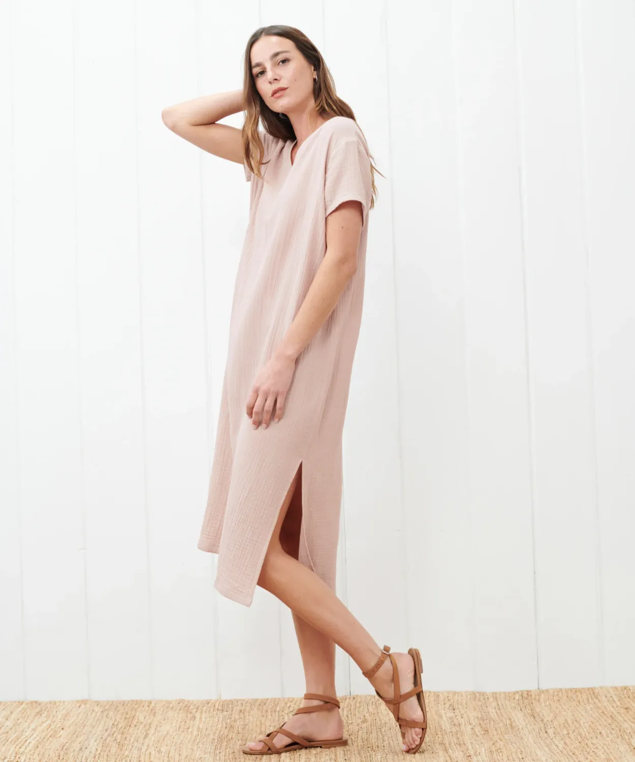 Fashion Cypress Caftan Dress Women T-Shirt Dresses