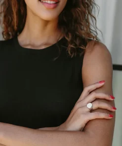 Sale Gemma Baguette Signet Ring Women Jewelry